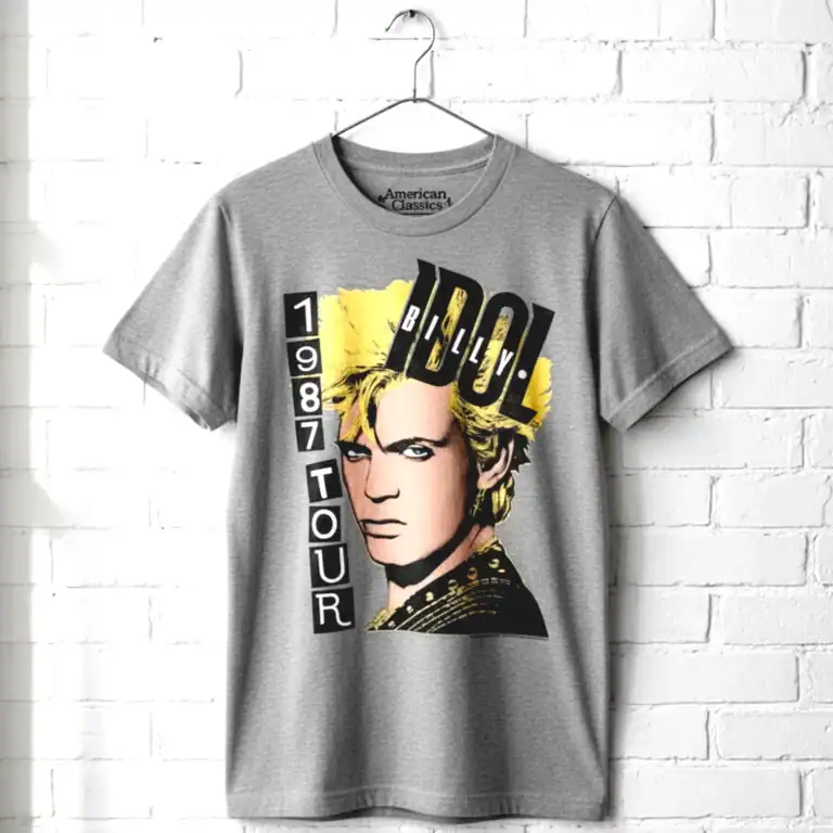 Billy Idol Pop Art Tour 1987 Men's T Shirt