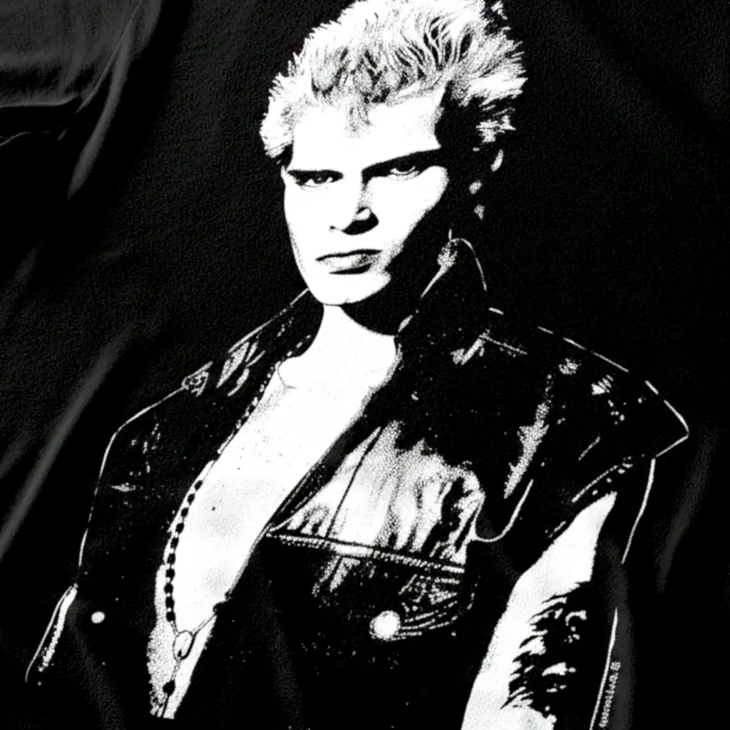 Billy Idol Self-Titled Men's T Shirt - Image 3