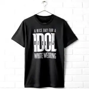 Billy Idol Nice Day For a White Wedding Men's T Shirt