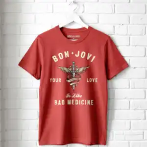 Bon Jovi Bad Medicine Tattoo Men's T Shirt