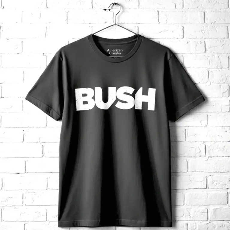 Bush Grunge Band Logo Men's T Shirt