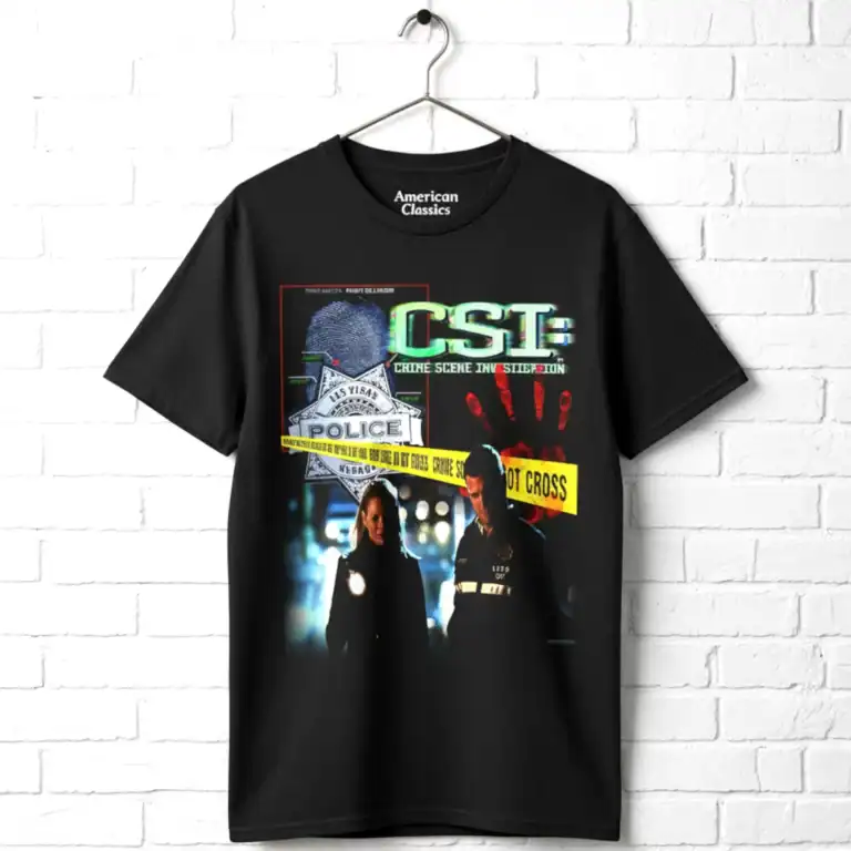 CSI Las Vegas Police Collage Men's T Shirt