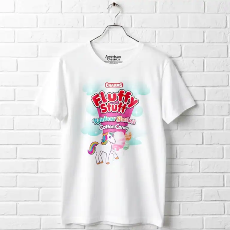 Charms Fluffy Stuff Rainbow Sherbert Men's T Shirt