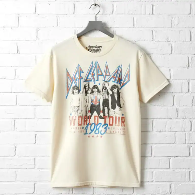 Def Leppard World Tour 1983 Men's T-Shirt