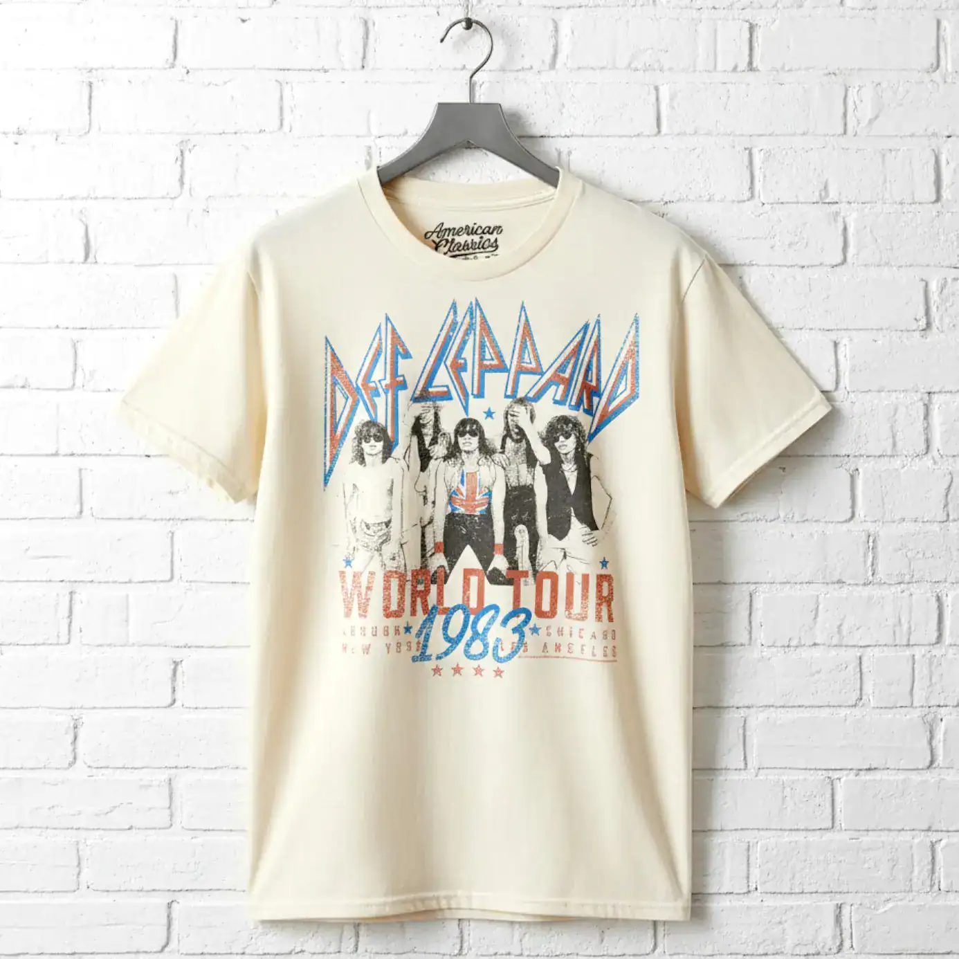 Def Leppard World Tour 1983 Men's T-Shirt