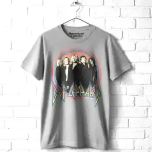 Def Leppard Group Circle Men's T Shirt