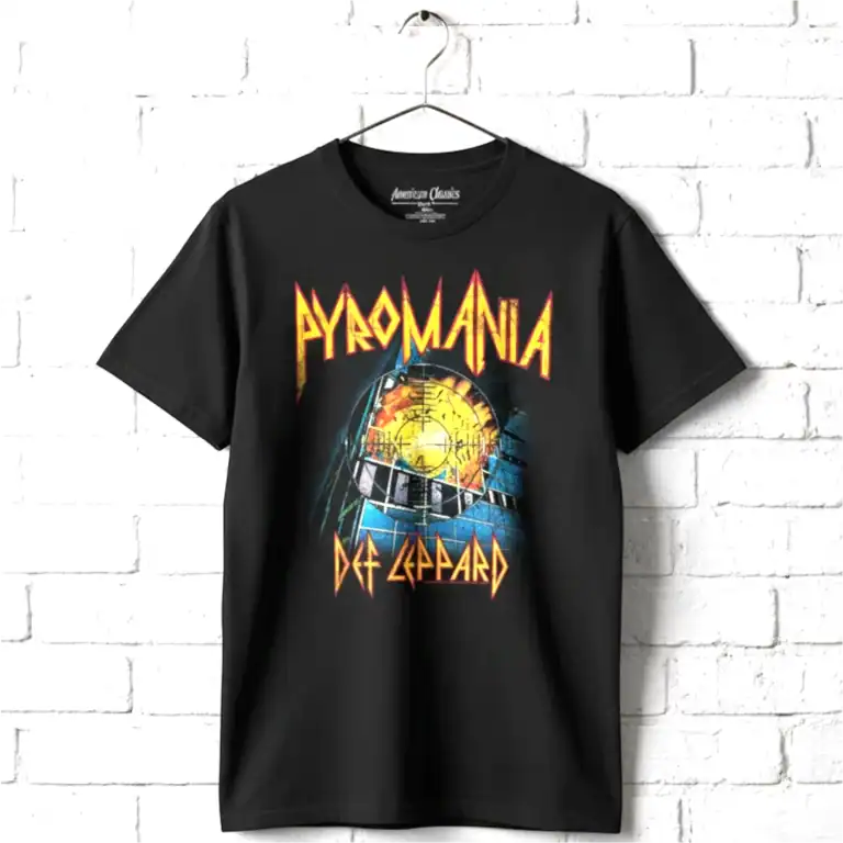 Def Leppard Pyromania Explosion Men's T Shirt