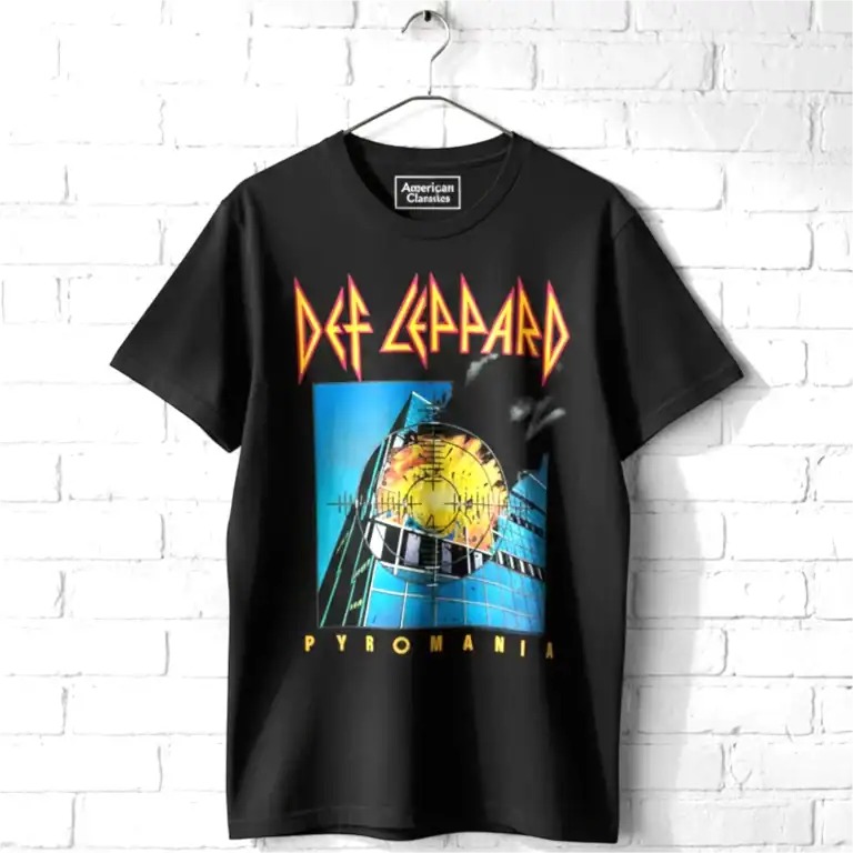 Def Leppard Pyromania Cover Men's T Shirt