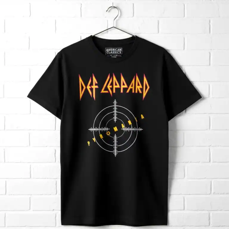 Def Leppard Pyromania Target Scope Men's T Shirt