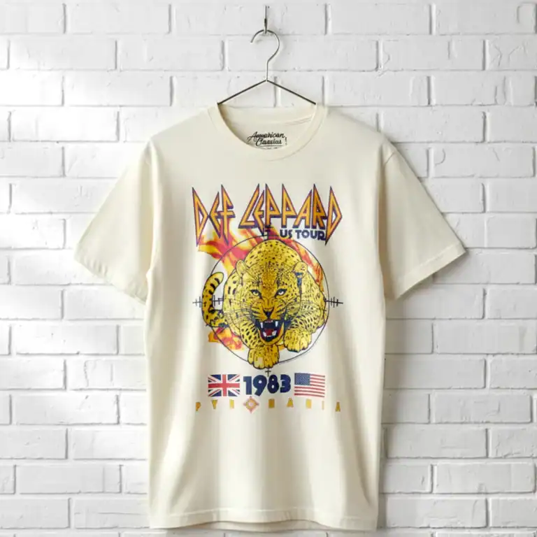 Def Leppard Pyromania Leopard 83 Men's T Shirt