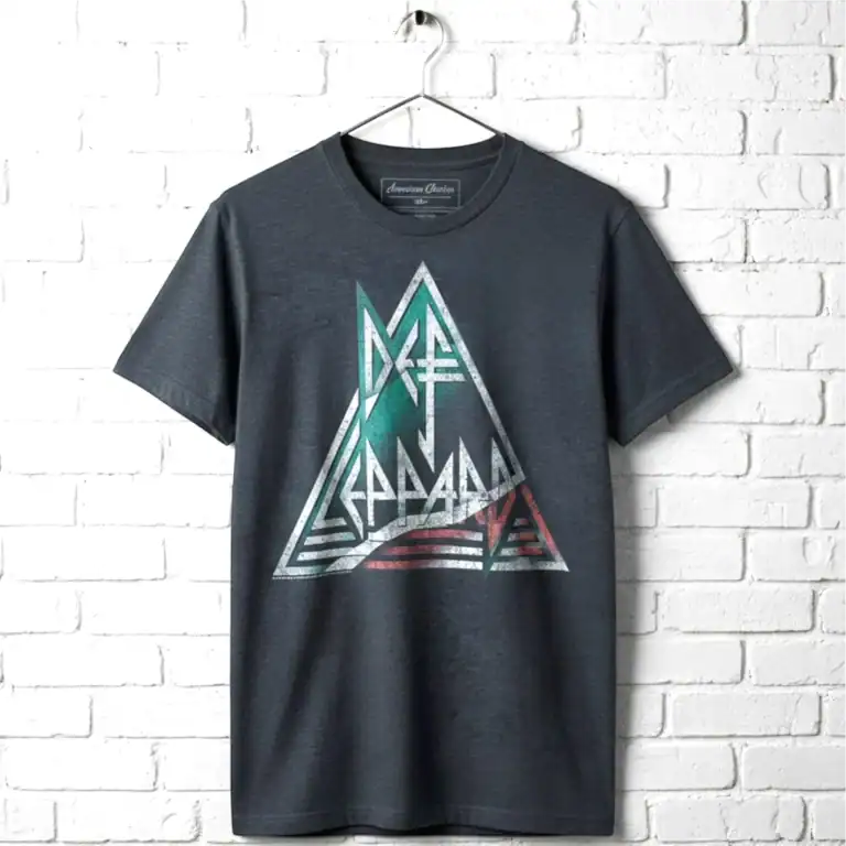 Def Leppard Triangle Men's T Shirt