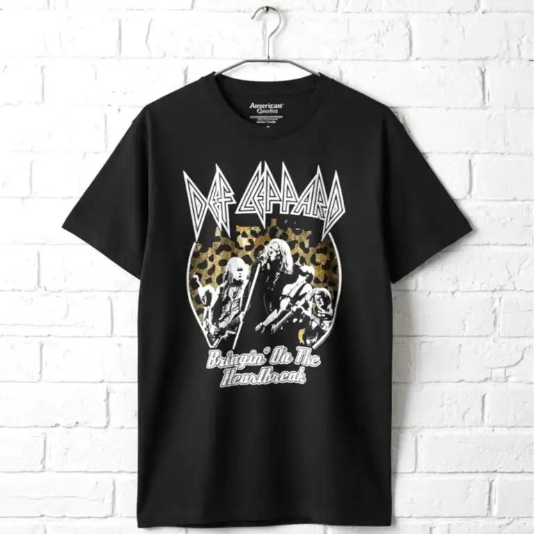 Def Leppard Bringin on the Heartbreak Live Men's T Shirt