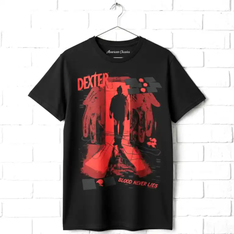 Dexter Blood Never Lies Men's T Shirt