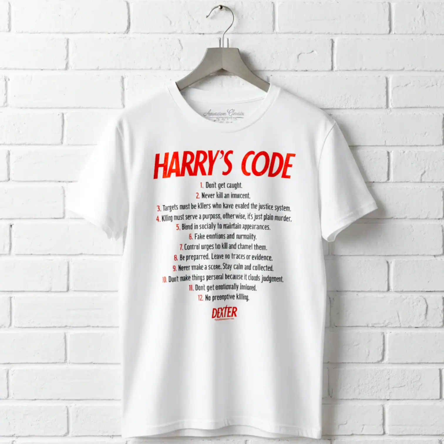 Dexter Harry's Code Men's T Shirt