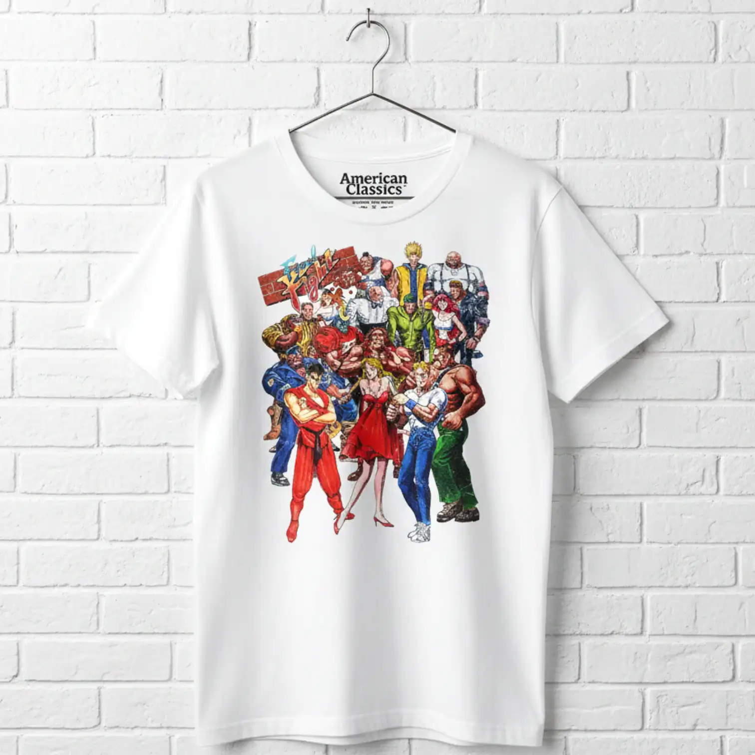 Final Fight Arcade Characters Men's T Shirt