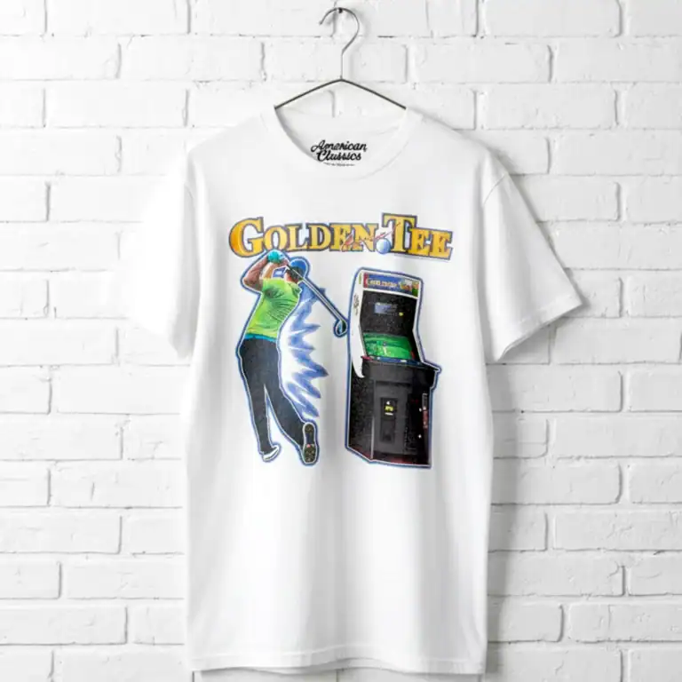Golden Tee Arcade Golfer Men's T Shirt