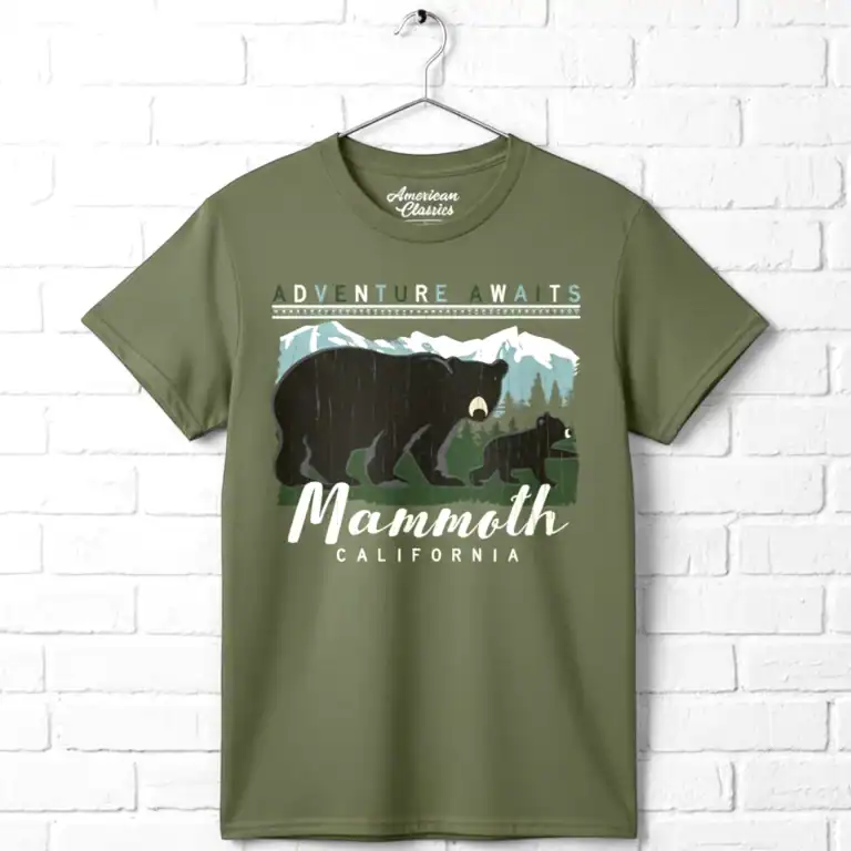 Mammoth Bear Adventure Awaits Men's T-Shirt