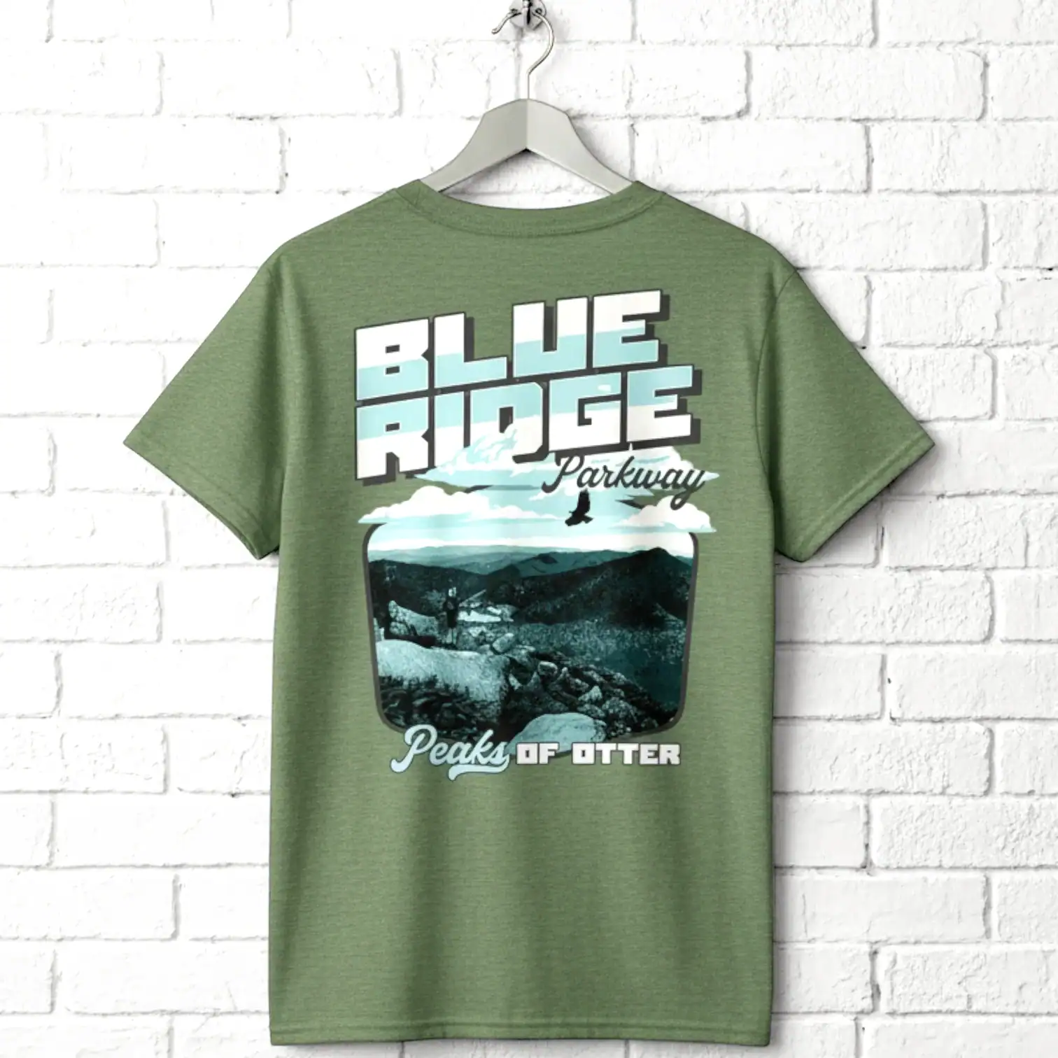 Blue Ridge Parkway Scenic Soar Men's T-Shirt - Image 5