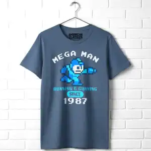 MegaMan Running & Gunning Since 1987 Men's T Shirt