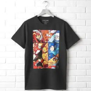 Megaman Robot Collage Men's T Shirt