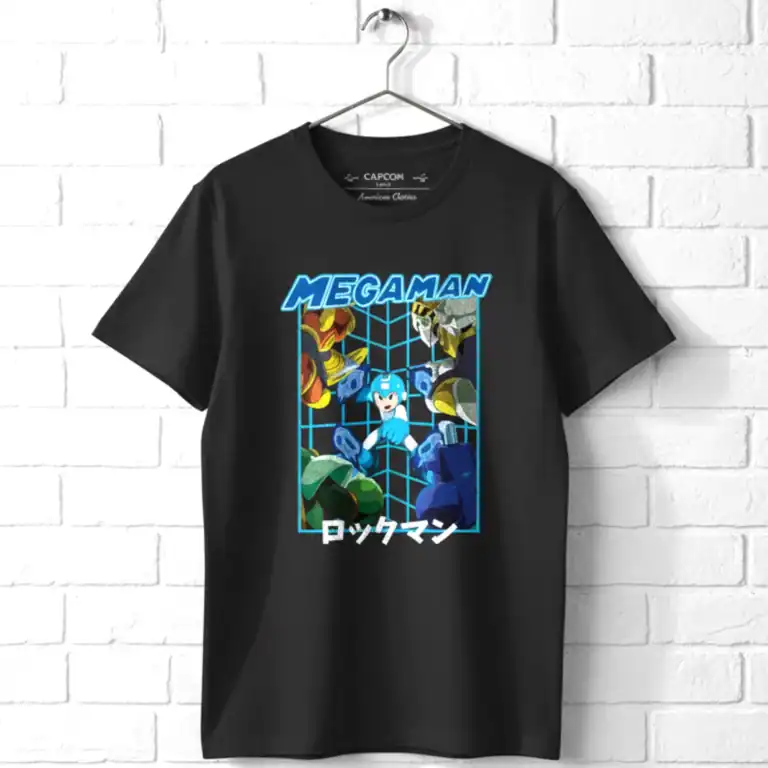 MegaMan Skull Barrier Men's T Shirt