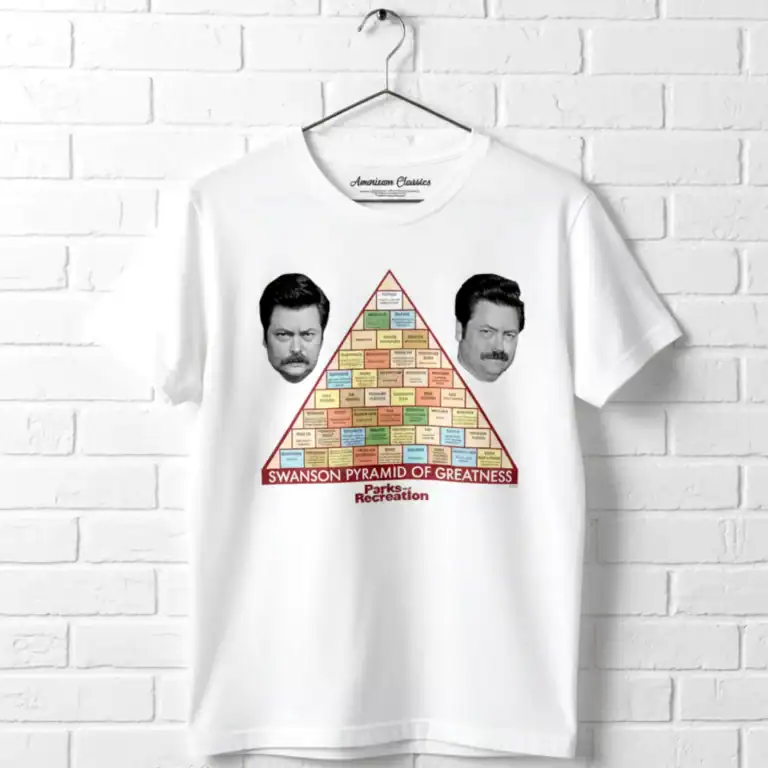 Parks and Recreation Swanson Pyramid of Greatness Men's T Shirt