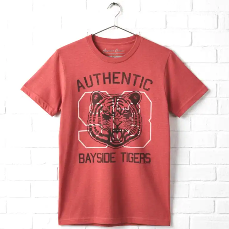 Saved by the Bell Authentic Bayside Tigers Men's T Shirt