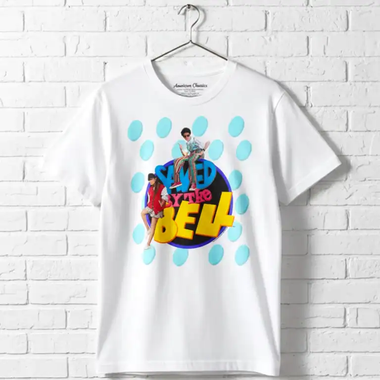 Saved By The Bell Kelly & Screech Logo Men's T Shirt
