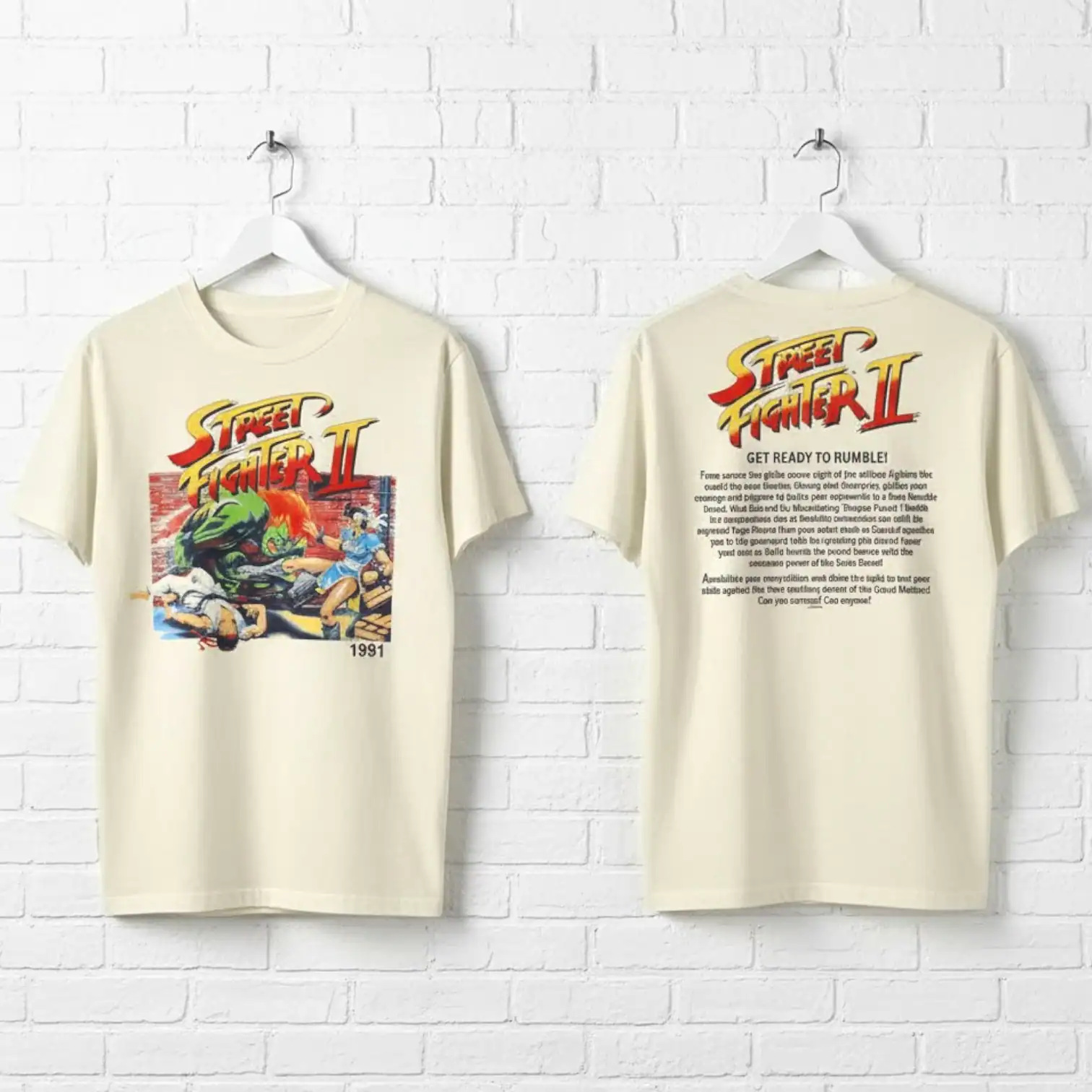 Street Fighter 2 Ready to Rumble Men's T Shirt
