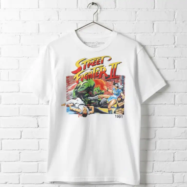 Street Fighter 2 1991 Poster Men's T Shirt