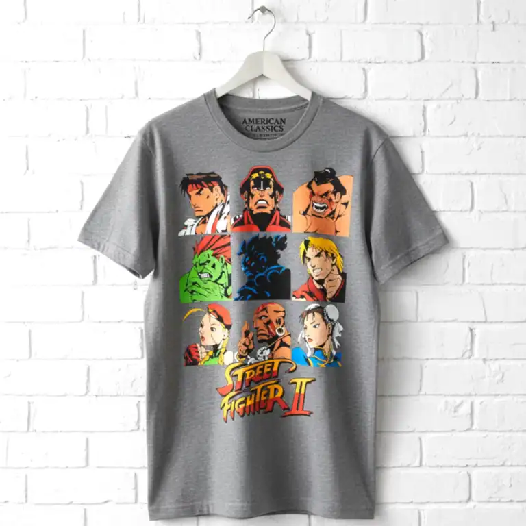 Street Fighter 2 Player Select Men's T Shirt