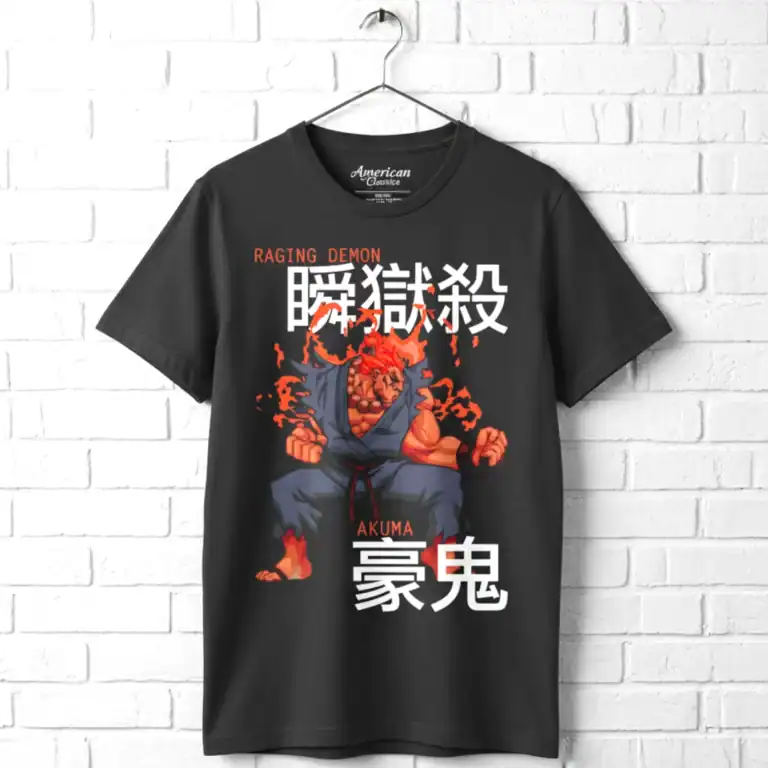 Street Fighter Akuma Raging Demon Men's T Shirt