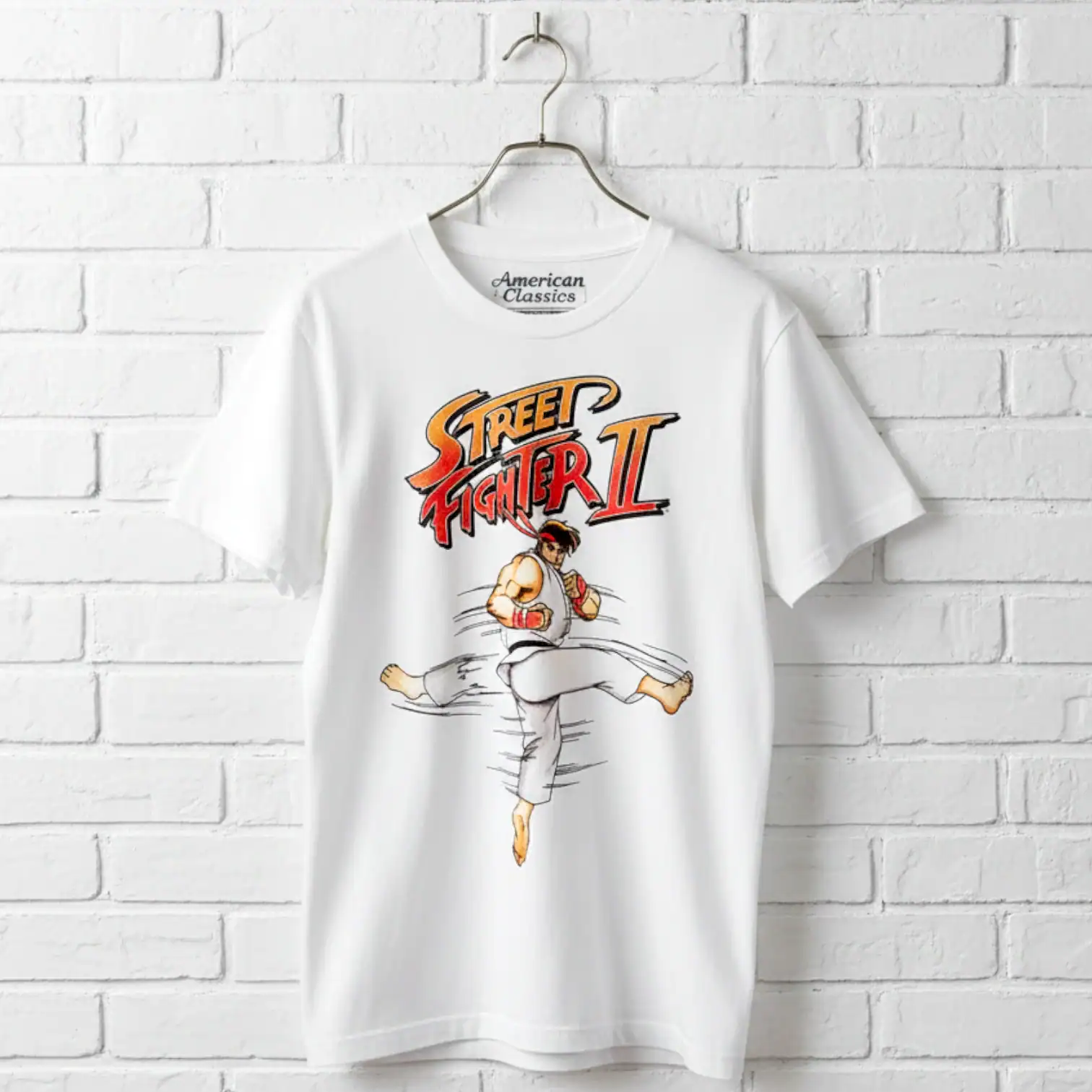 Street Fighter Ryu Hurricane Kick Men's T Shirt