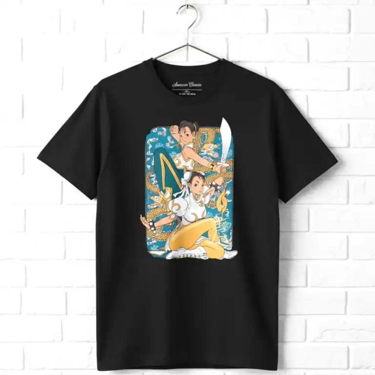 Street Fighter Chun Li Anime Men's T Shirt