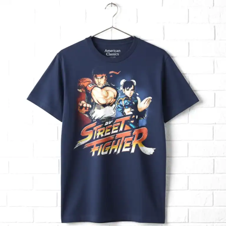 Street Fighter Ryu & Chun-Li Men's T Shirt