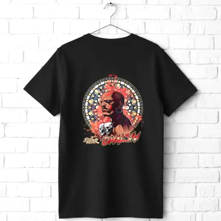 Street Fighter Dhalsim Yoga Flame Men's T Shirt
