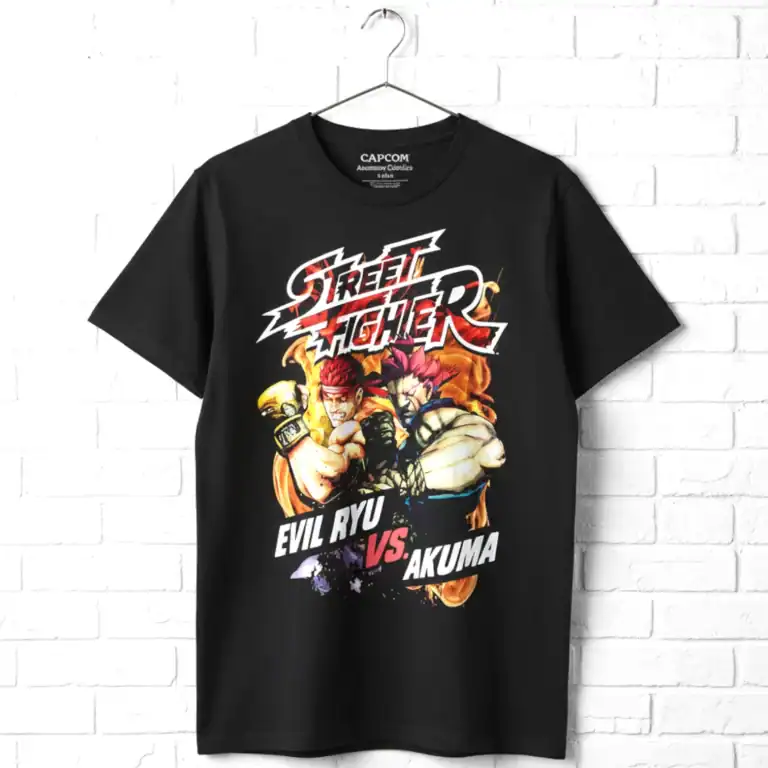 Street Fighter Evil Ryu vs Akuma Men's T Shirt