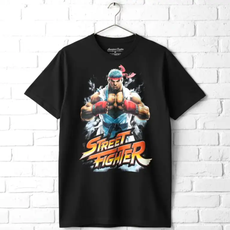 Street Fighter Ryu Fist Bumping Men's T Shirt