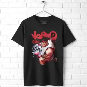Street Fighter Ryu Fireball Combo Code Men's T Shirt