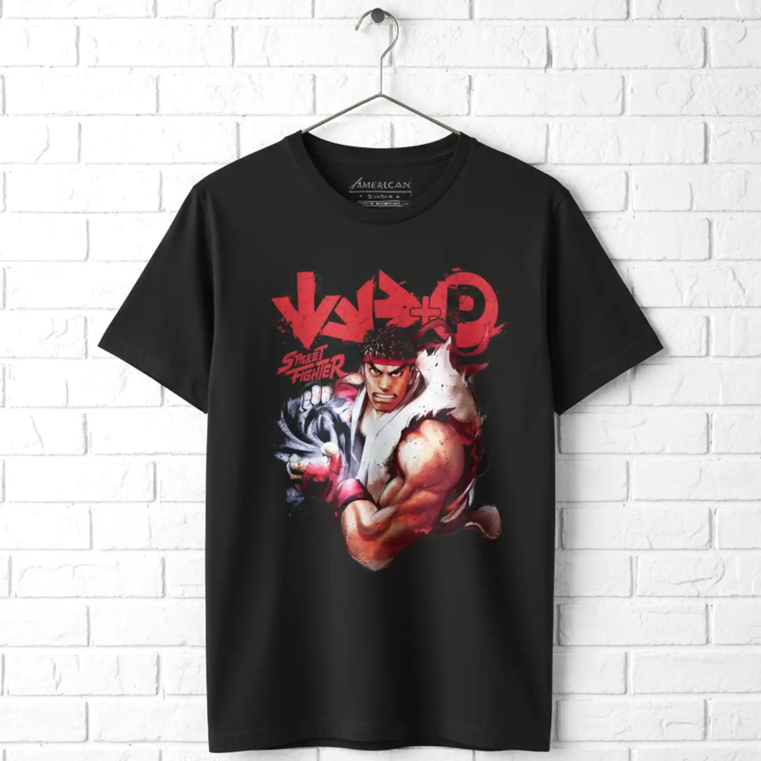 Street Fighter Ryu Fireball Combo Code Men's T Shirt