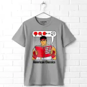 Street Fighter Ryu How to Win Book Men's T Shirt