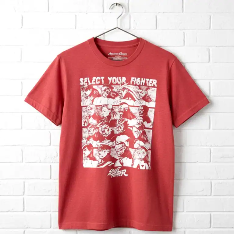 Street Fighter Player Select Men's T Shirt