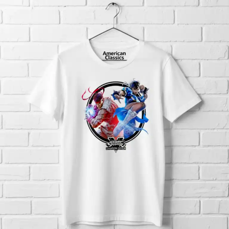 Street Fighter 5 Chun-Li Ryu Men's T Shirt