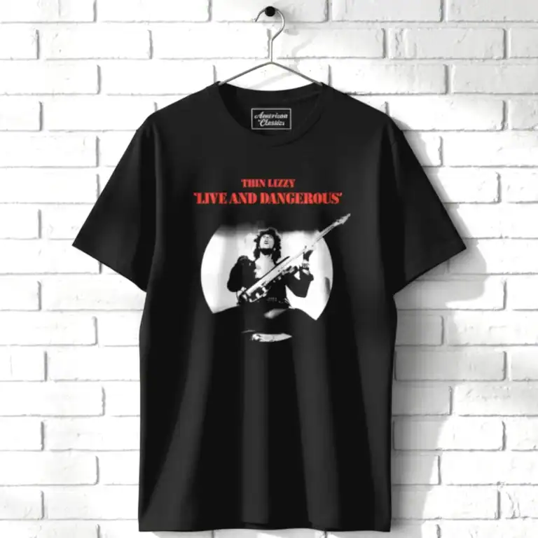 Thin Lizzy Live and Dangerous Men's T Shirt