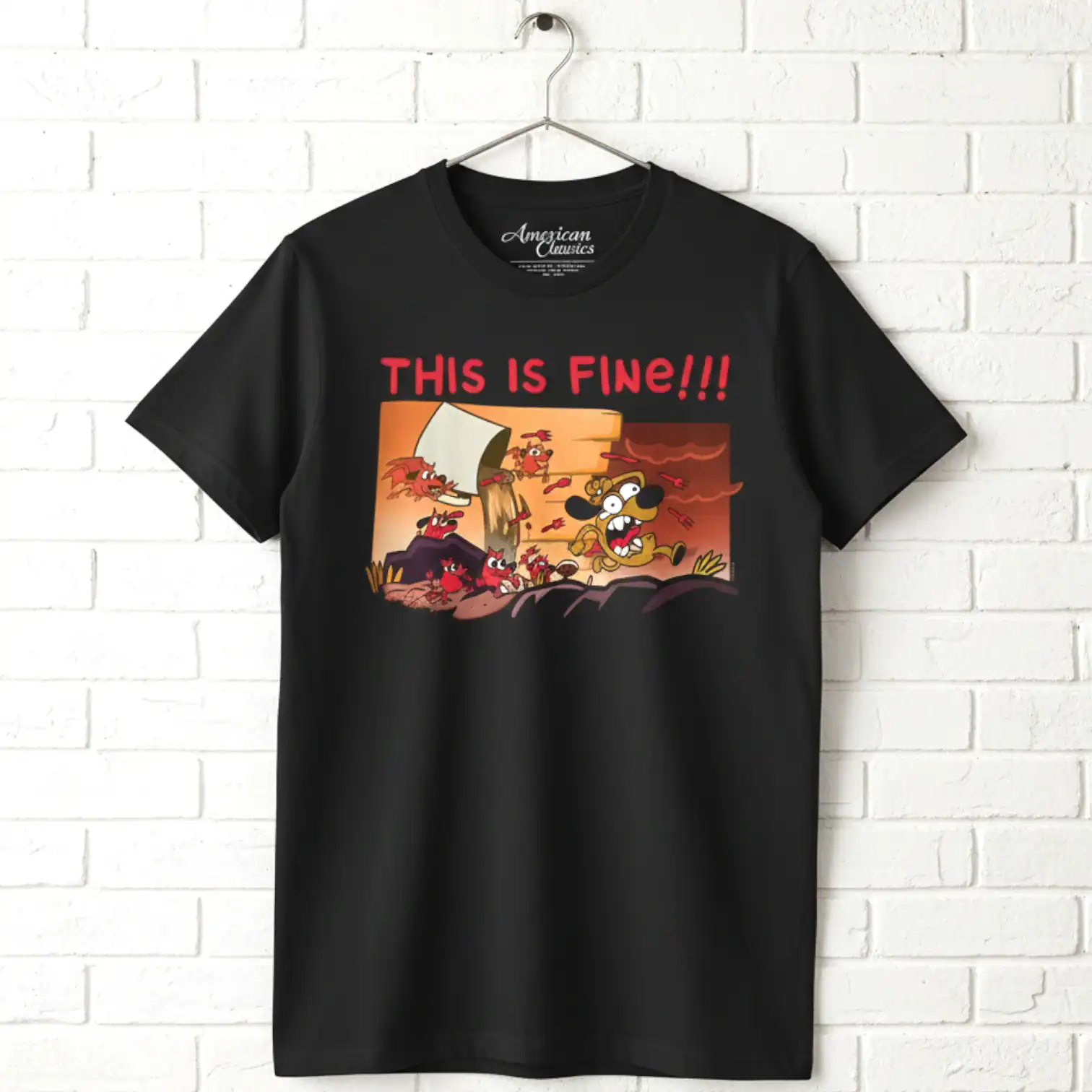 This is Fine Devil Dogs Attack Men's T Shirt