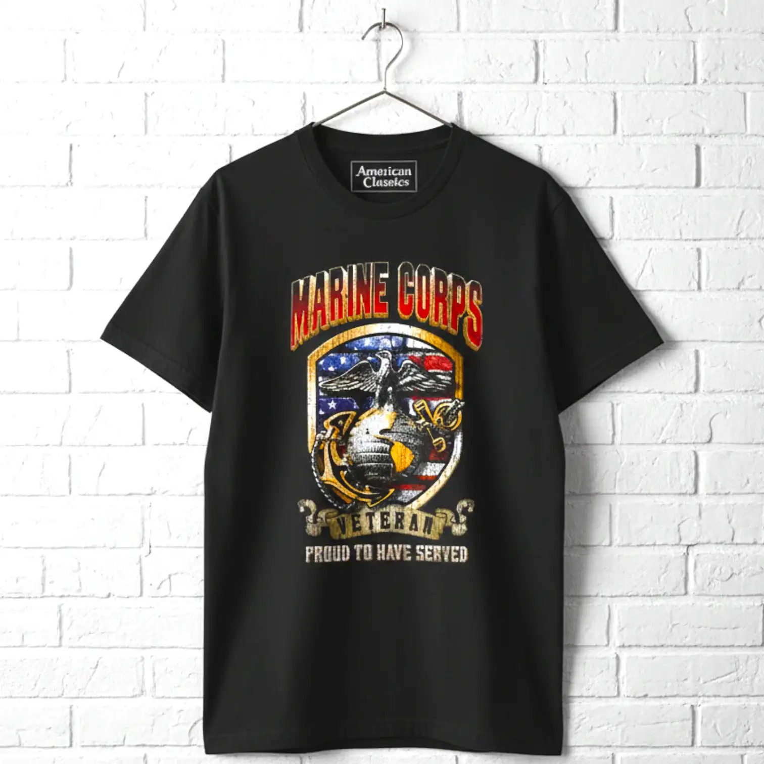 US Marine Corps Veteran Proud to have Served Men's T Shirt