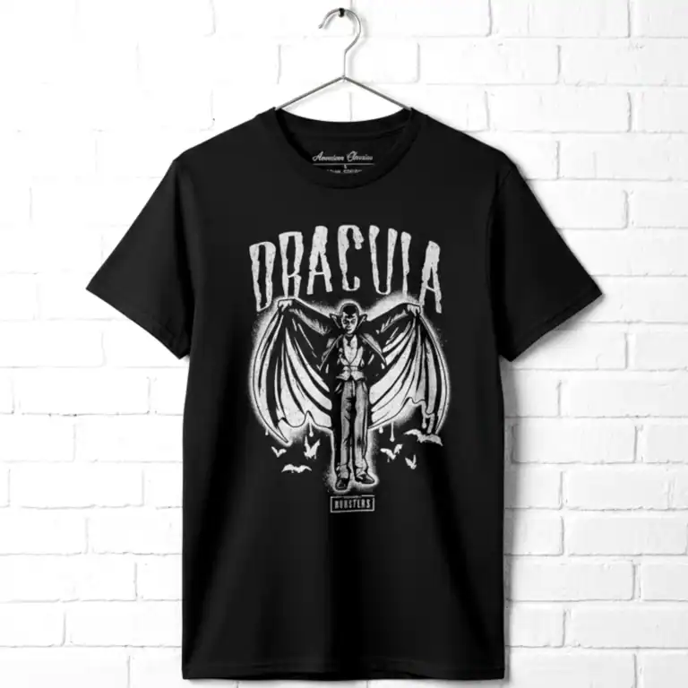 Universal Monsters Dracula Graffiti Men's T-Shirt