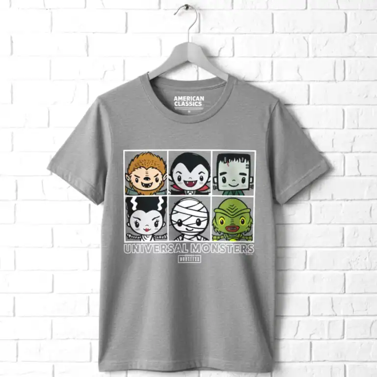 Universal Monsters Cute Villains Men's T Shirt